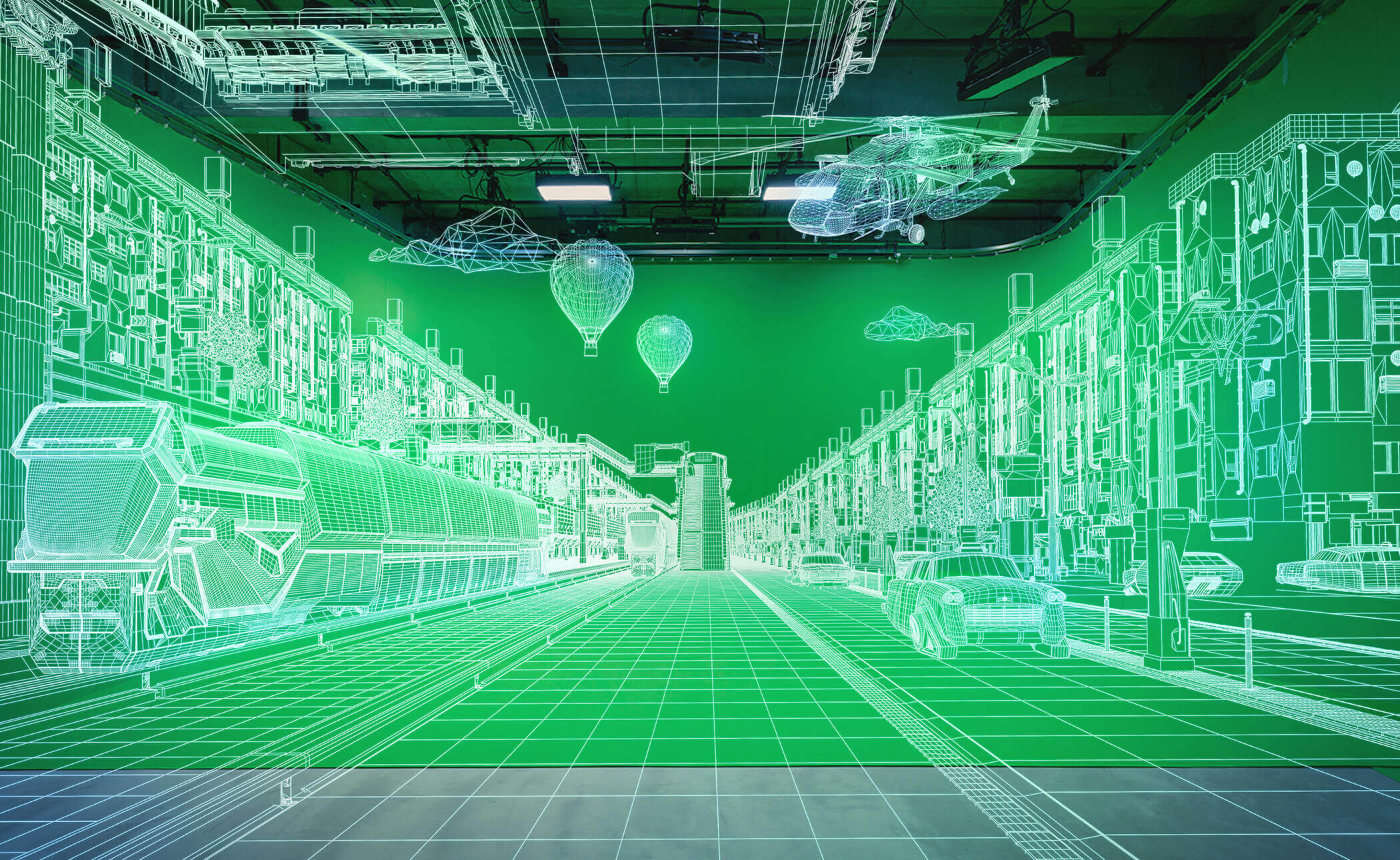 高度な3DCG世界を設計